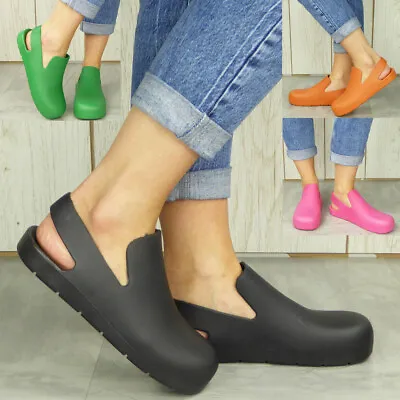 £10.90 • Buy Clogs Mules Sliders Shoes Ladies Holidays  Summer Womens Lounge Beach Sizes