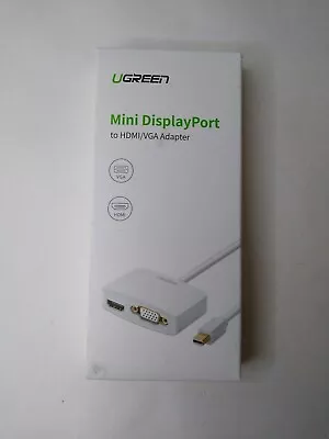 Ugreen Mini DisplayPort To HDMI/VGA Converter Adapter 10427 MacBook Open Box  • $11.99