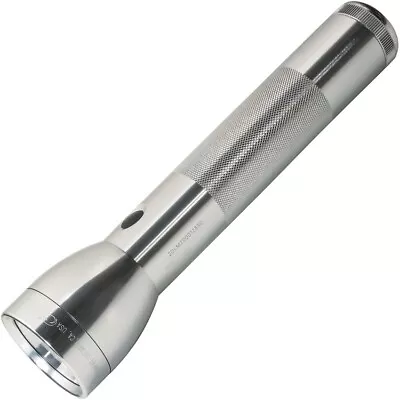 Mag-Lite 2D Cell Flashlight Silver Machined One Piece Aluminum Construction • $43.19