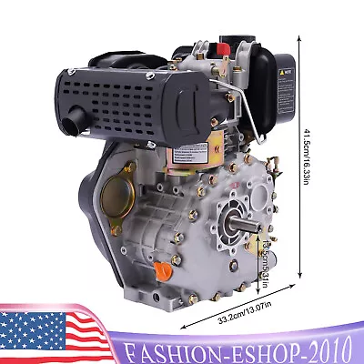 4 Stroke 247CC Single Cylinder Diesel Engine For Small Agricultural Machine • $313.96