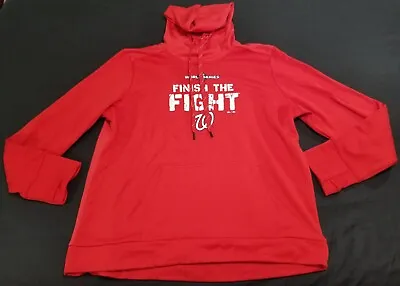 Washington Nationals Hoodie Women’s 2XL Red Sweatshirt MLB Genuine Merchandise • $6.65