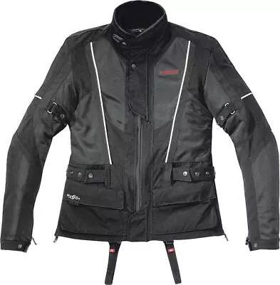 Spidi Netwin Black Textile Touring Waterproof Motorcycle Jacket Men's Size 2X • $99.99