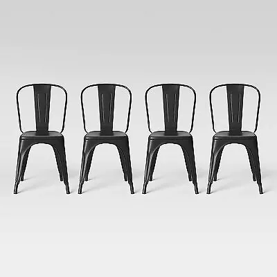 Set Of 4 Carlisle High Back Dining Chair Black - Threshold • $115.99