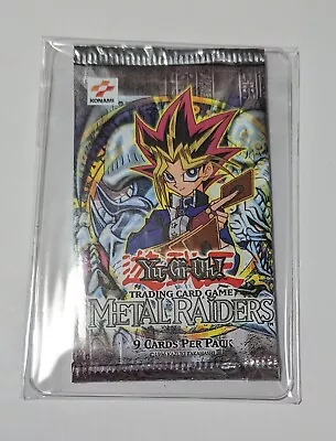 Metal Raiders (MRD) Booster Pack Unlimited YuGiOh Unweighed Tamper Sealed • £27.50