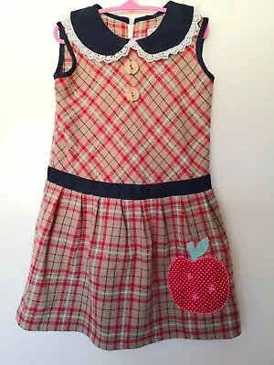 Vguc Misha Lulu Hello Kitty Size 2 Girl Dress Organic Cotton Made In USA • $17.98