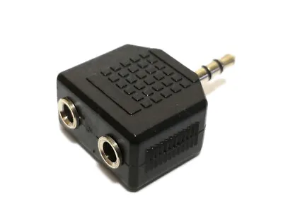 £2.94 • Buy Audio Adapter Stereo Splitter Jack 3,5 Or 6,3 MM Male - 2x 3,5mm Female