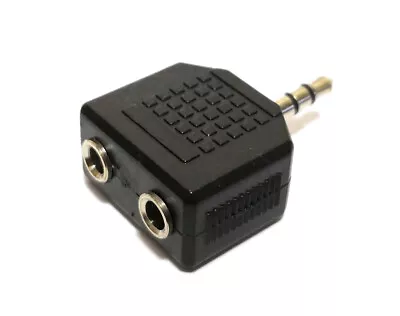 £2.94 • Buy Audio Adapter Stereo Splitter Jack 3,5 Or 6,3 MM Male - 2x 3,5mm Female