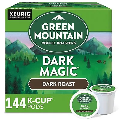 Green Mountain Coffee Dark Magic Keurig K-Cup Pod Dark Roast 144 Count • $69.99