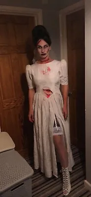 £20 • Buy Zombie Bride Halloween Costume Fancy Dress Size 10