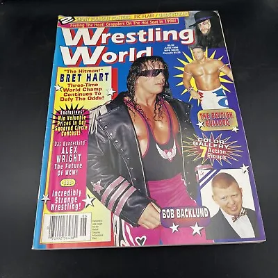 Wrestling World Magazine June 1996 Bret Hart  WWF WWE WCW ECW No Poster • $7.99