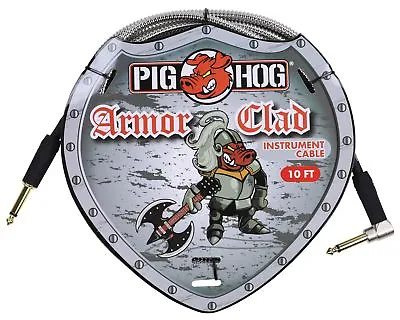 Pig Hog  ARMOR CLAD  Instrument Cable 10FT PHAC-10 • $19.99