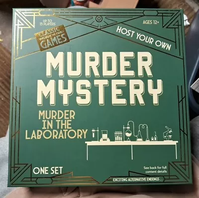 MURDER MYSTERY Murder In The Laboratory Game Night Fun! • $13.55