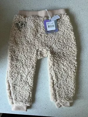 BNWT Disney 100 Lion King Baby Pants Size 2 Teddy Furry Fluffy • $10