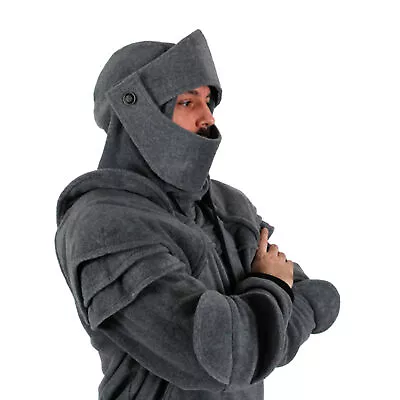 Men Medieval Style Hollow Knight Hoodie Sweatshirt Pullover Hooded Jacket • $53.30