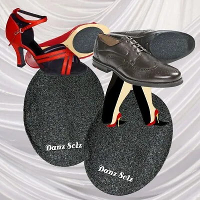 $6.49 • Buy Danz Solz Stick On Dance Soles For Dancing Shoes Ballroom Swing Salsa 2 Pair