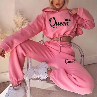 £36.24 • Buy Women Fashion Casual Tracksuit Long Sleeve Hoodies Trousers Sport Suits Jogging