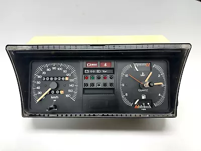 RARE VW Volkswagen MK1 Rabbit Golf L LS C Cabriolet EURO KM/H Instrument Cluster • $100