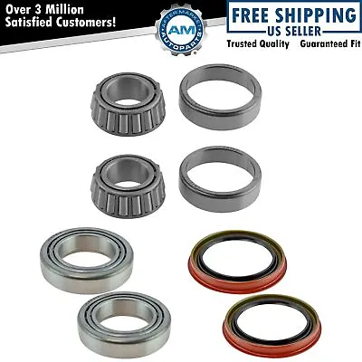 Front Inner & Outer Wheel Bearing W/ Seal Pair LH & RH Sides For Ford F150 2WD • $37.75