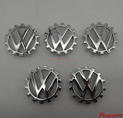 Set 5x Volkswagen VW Cog Hood Emblem Hoodride Volksrod Oval Split  Kdf T1 Beetle • $115