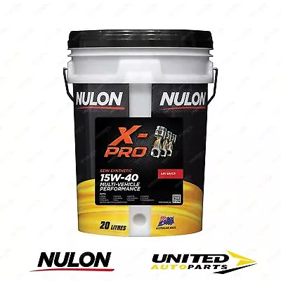 Nulon X-PRO 15W-40 Multi-Vehicle Performance 20L For VANDEN-PLAS Princess R 4.0L • $172.03