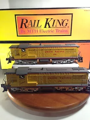 MTH O Gauge Rail King UP AS-616  DIESEL ENGINE & DUMMY 30-2380-1 Proto 2 W/boxes • $399.99