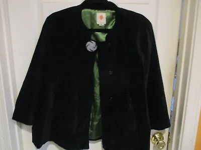 Tulle Black Velvet Cape Short Opera Coat Jacket Caplet Halloween  XL • $55.99