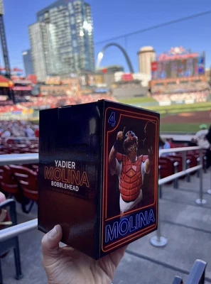 $165 • Buy NIB St. Louis Cardinals Yadier Molina Bobblehead Legends SGA 10/1/22