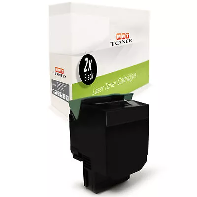 2x Toner Black XXL For Lexmark CX-510-de CX-310-dn CX-410-de CX-510-dthe • £58.45