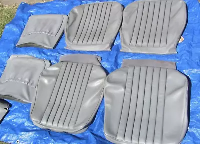 86-94 Mercedes W124 OEM Gray MB-TEX Front Right & Left 8 Pieces Seat Covers • $451.25