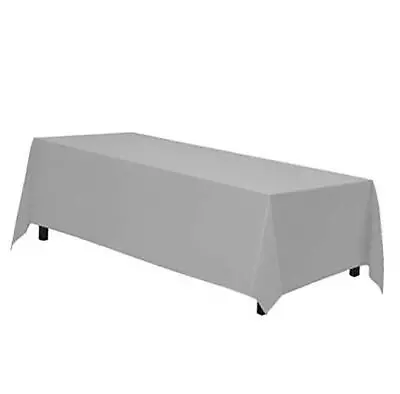  Rectangle Tablecloth - 70 X 120 Inch Table 70 X 120 Inch Rectangle Silver • $29.53