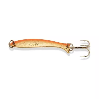 Mooselook Wobbler Midget Fishing Lure - Gold & Orange Nu-wrinkle - 11219 - 1 7/8 • $9.79