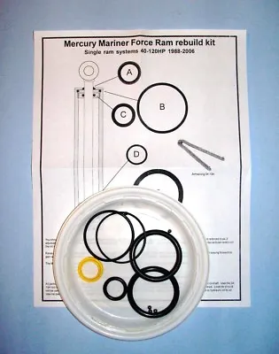 Cylinder Rebuild Kit ~ Mercury Mariner Power Trim Tilt 1988-2006 ~ P/n 813432A3 • $16.99