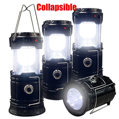 $13.90 • Buy Collapsible Portable LED Camping Lantern Lightweight Solar USB Rechargeable