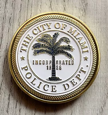 CITY OF MIAMI Police Dept. Challenge Coin • $14.89