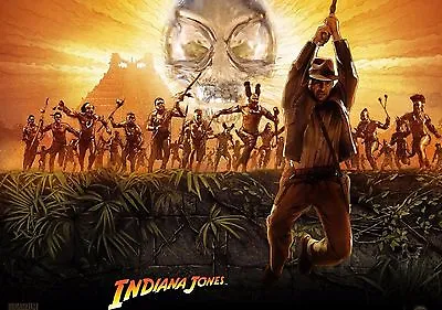 $30 • Buy NEW Indiana Jones Poster Length :800 Mm Height: 550 Mm  SKU:603