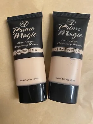 2 X W7 Prime Magic Camera Ready Brightening Anti Fatigue Primer Discontinued • £9.99