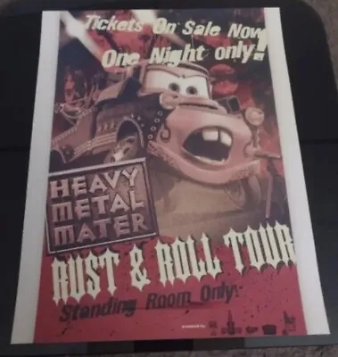 HEAVY METAL TOW MATER ULTRA PREMIUM GLOSSY 8.5x11 COLOR ART WALL REPRINT POSTER • $12