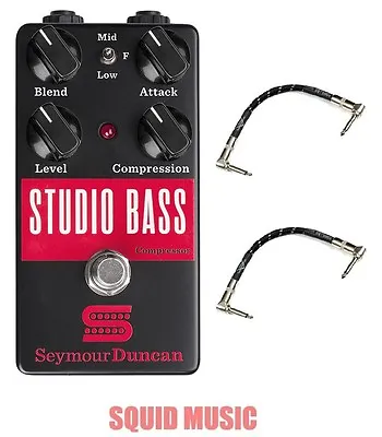 Seymour Duncan Studio Bass Compressor Sustainer 2 Fender Guitar Patch Cables • $306.65