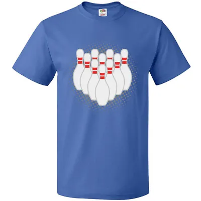 Inktastic Bowling Gift For Bowler T-Shirt Bowl Sports Team Mens Adult Clothing • $14.99