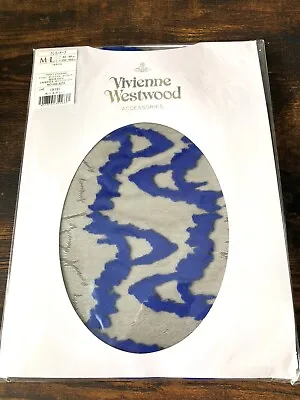 Vivienne Westwood Japan Pantyhose Stockings Crayon Orb Blue＆Gray Size M-L • $49.50