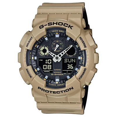 -NEW- Casio G-Shock Tan Magnetic Resistance Watch GA100L-8A • $79.95