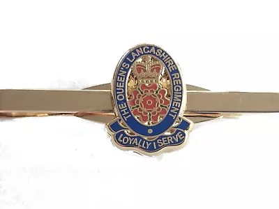 Queens Lancashire Regiment Military Tie Clip Slide QLR • £7.50