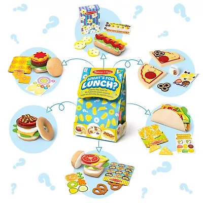 Melissa & Doug What’s For Lunch?™ Surprise Meal Play Food Set - FSC Certified • $16