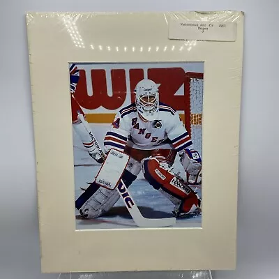 Vtg JOHN VANBIESBROUCK Rangers Photo Hockey Sport • $16.50