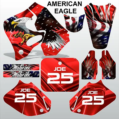 Honda CR125 CR250 93-94 AMERICAN EAGLE Motocross Decals Racing Set MX Graphics • $128