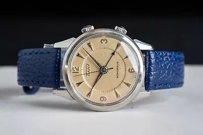 Tissot Sonorous Mechanical Alarm Watch - Vintage 34mm - Very Clean & Runs! • $599.99