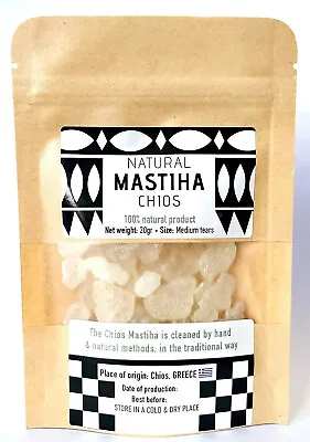 Mastic Gum Chios Mastiha Medium Tears Gum Greek 100% Natural Packs 20 Gr / 0.7Oz • $12.90