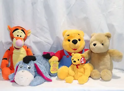 Disney Plush Lot Winne The Pooh All Vintage Gund Classic Friends Mattel Kohls TY • $29