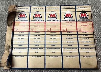 (40) Marathon Oil Service Record Stickers • $14.99