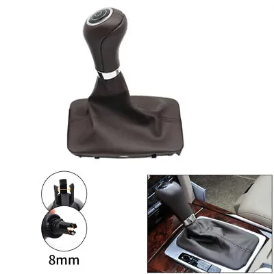 Mocha Gear Shift Shifter Knob W/Boot For Mercedes Benz C Class W204 C204 2007-13 • $28.05